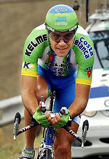 Aitor González en la pasada etapa contrarreloj que ganó en Córdoba.