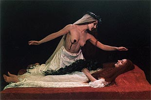 Una imagen del musical  Poe,  de Dagoll Dagom.