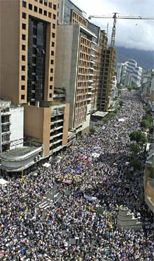 Un millón de venezolanos contra Chávez