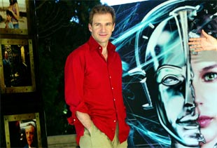 Ralph Fiennes, en Barcelona, durante la presentación de    El dragón rojo,  que se proyectó este mes en el Festival de Cine de Sitges.