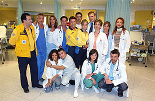 Imagen de la serie de Tele 5  Hospital Central. 