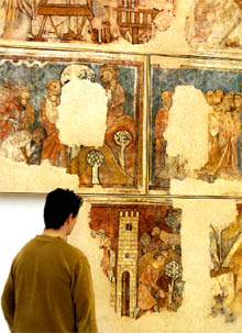 Donación de pintura gótica al MNAC