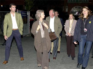 LA FAMILIA REAL VA AL CIRCO DEL SOL.