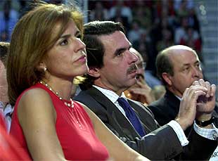 Ana Botella y Aznar, en campaña