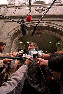 Pedro Liñán, abogado de la Asociación Víctimas del Terrorismo.