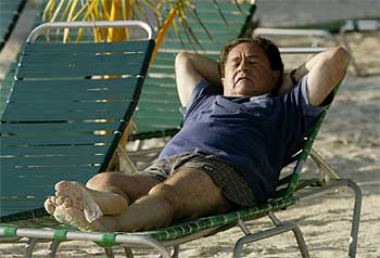 Los líderes se relajan al sol caribeño