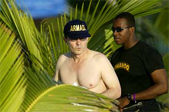 Los líderes se relajan al sol caribeño