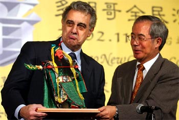 Plácido Domingo, en Taiwan