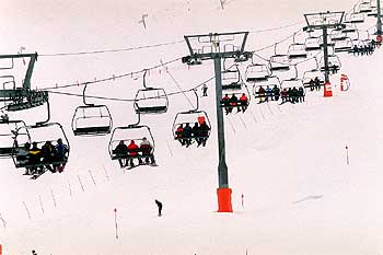 La estación de Boí-Taüll, ayer por la mañana.