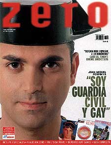 Portada del número de diciembre de    Zero,  con la imagen de Perpinyà.