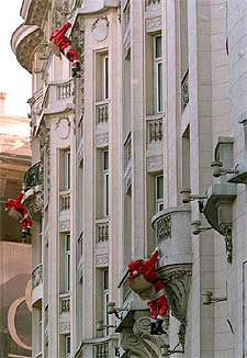 PAPÁ NOEL ESCALA EL PALACE.