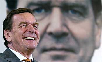 El canciller alemán, Gerhard Schröder, en una imagen de archivo.