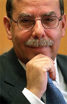 José Folgado, durante la entrevista.