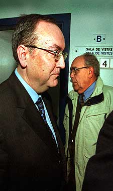 José Vicente Villaescusa, ayer en el juzgado.