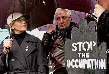 Jane Fonda se une a la izquierda israelí contra la ocupación