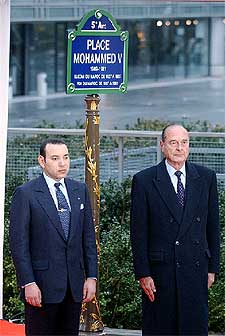 MOHAMED VI, EN PARÍS.