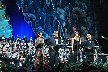 Concierto de Navidad en Rusia.