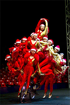 La Navidad del circo chino