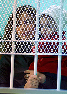 Gloria Trevi, en la cárcel de Chihuahua con su hijo.