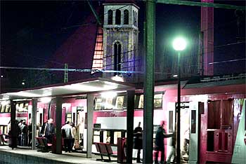 La actual estación de Cercanías de El Prat, donde podría ubicarse el gran centro intermodal.