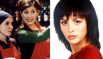 Una escena de la telecomedia    La vida de Rita.  A la derecha, la actriz Ana Álvarez, que participa en    London Street. 