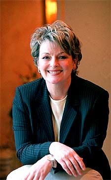 La actriz británica Brenda Blethyn, ayer en Madrid.