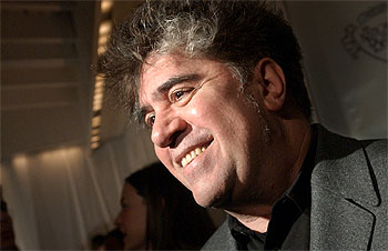 Pedro Almodóvar, en Nueva York, durante la entrega del premio a  Hable con ella .