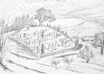  Le cimetière de Randegg  (1935), de Otto Dix.