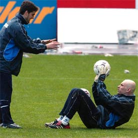 Molina ya se entrena  en Riazor