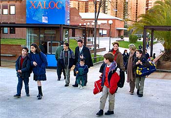 El colegio Xaloc de L´Hospitalet de Llobregat.