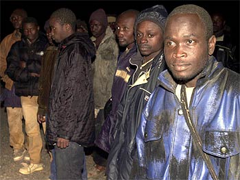 Avalancha de pateras en Canarias.