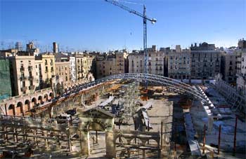 Nueva estructura en el viejo mercado de Santa Caterina
