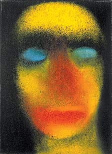 'Sin título' (1995), óleo de la artista suiza Miriam Cahn, quien retrata el mundo de la guerra, del silencio, del cuerpo como sujeto de violencia, con rnrncolores que recuerdan el estallido de una bomba. Ella está presente en Arco y, con una exposición individual, en la Fundación la Caixa de Madrid.