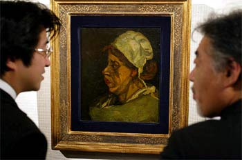  Retrato de una mujer campesina,  de Van Gogh.