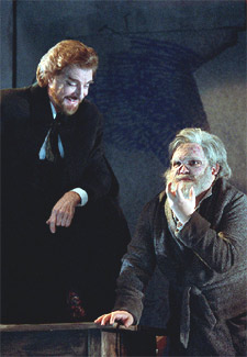 Ensayo de la ópera  Fausto,  en el Teatro Real.