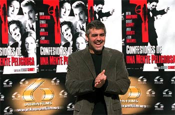 George Clooney, ayer en Madrid.