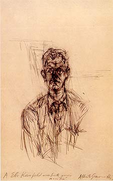 'Retrato de E. W. Kornfeld' (1959), de Alberto Giacometti.