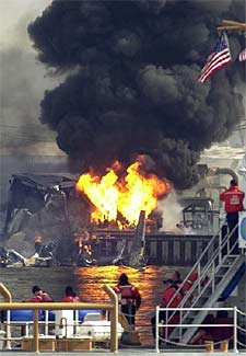 UN SUSTO ESPECTACULAR EN  NUEVA YORK.