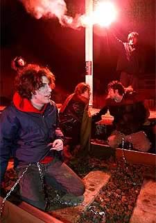 CADENAS CONTRA LA GUERRA EN ITALIA.