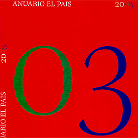 Portada del  Anuario EL PAÍS 2003. 