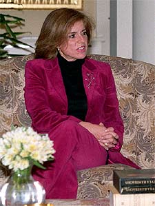 Ana Botella, en el palacio de La Moncloa.