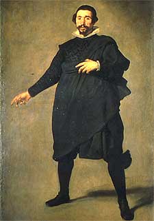  El bufón Pablo de Valladolid,  de Diego Velázquez.