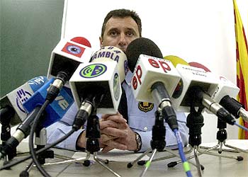 Un miembro de los Mossos d'Esquadra informó sobre la detención de la pareja.