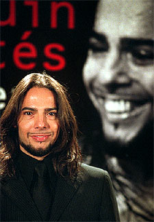 Joaquín Cortés en la presentación del DVD  Live. 