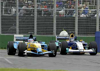 Los primeros puntos de Alonso.