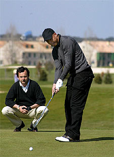 Ronaldo, entre el 'swing' y los negocios