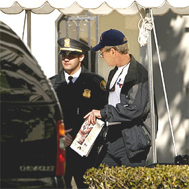 Bush se quedó en Washington.