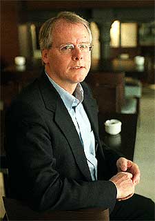 Gary Gardner, ayer en Barcelona.