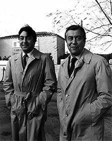 Cortina y Alcocer, en la foto que les dio a conocer.