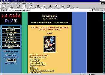 Página web de descarga de películas, música y carátulas.